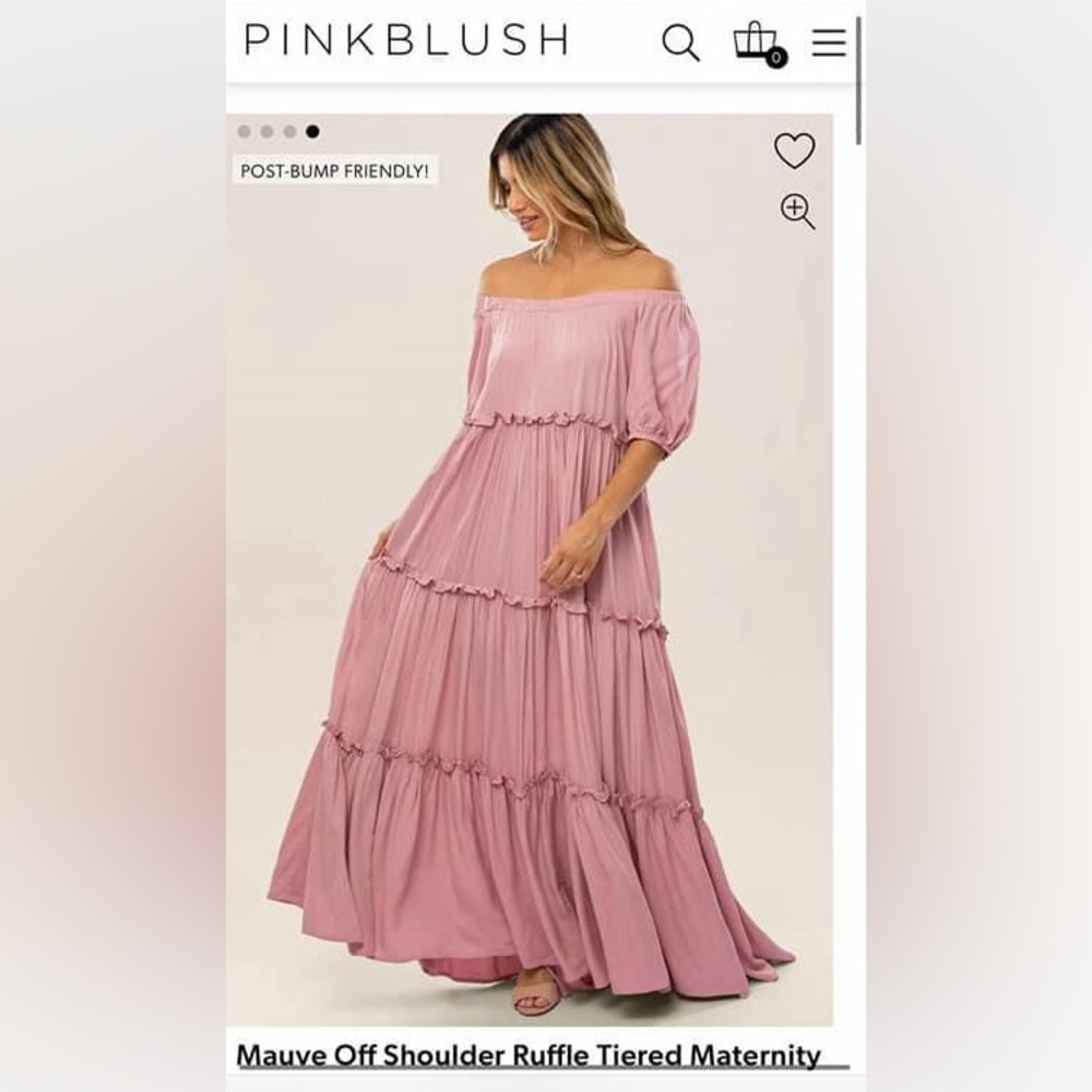 Off-Shoulder Tiered Maxi Dress